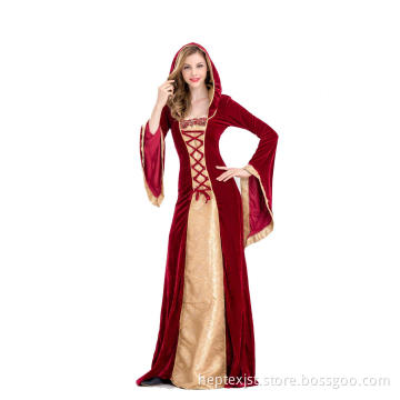 Cosplay Costume Red Robe Witch Anime Characters